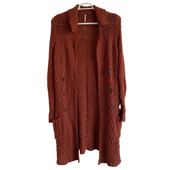 Free People Sweaters - Free People Wool & Alpaca Longline Cardigan, Size M